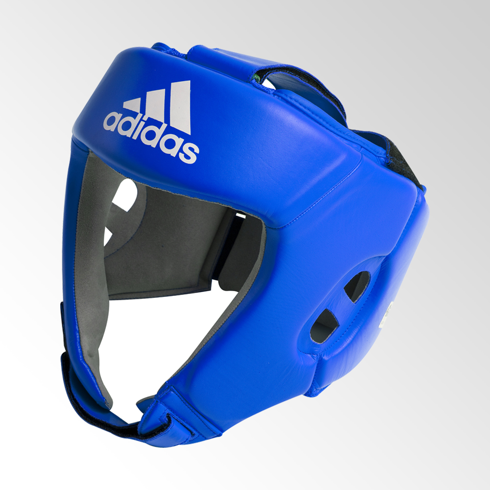 adidas AIBA Boxing Head Guard blue S