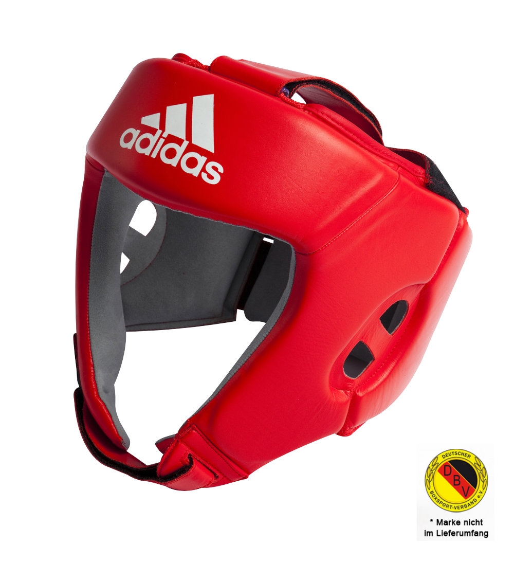 adidas IBA Boxing Head Guard red L