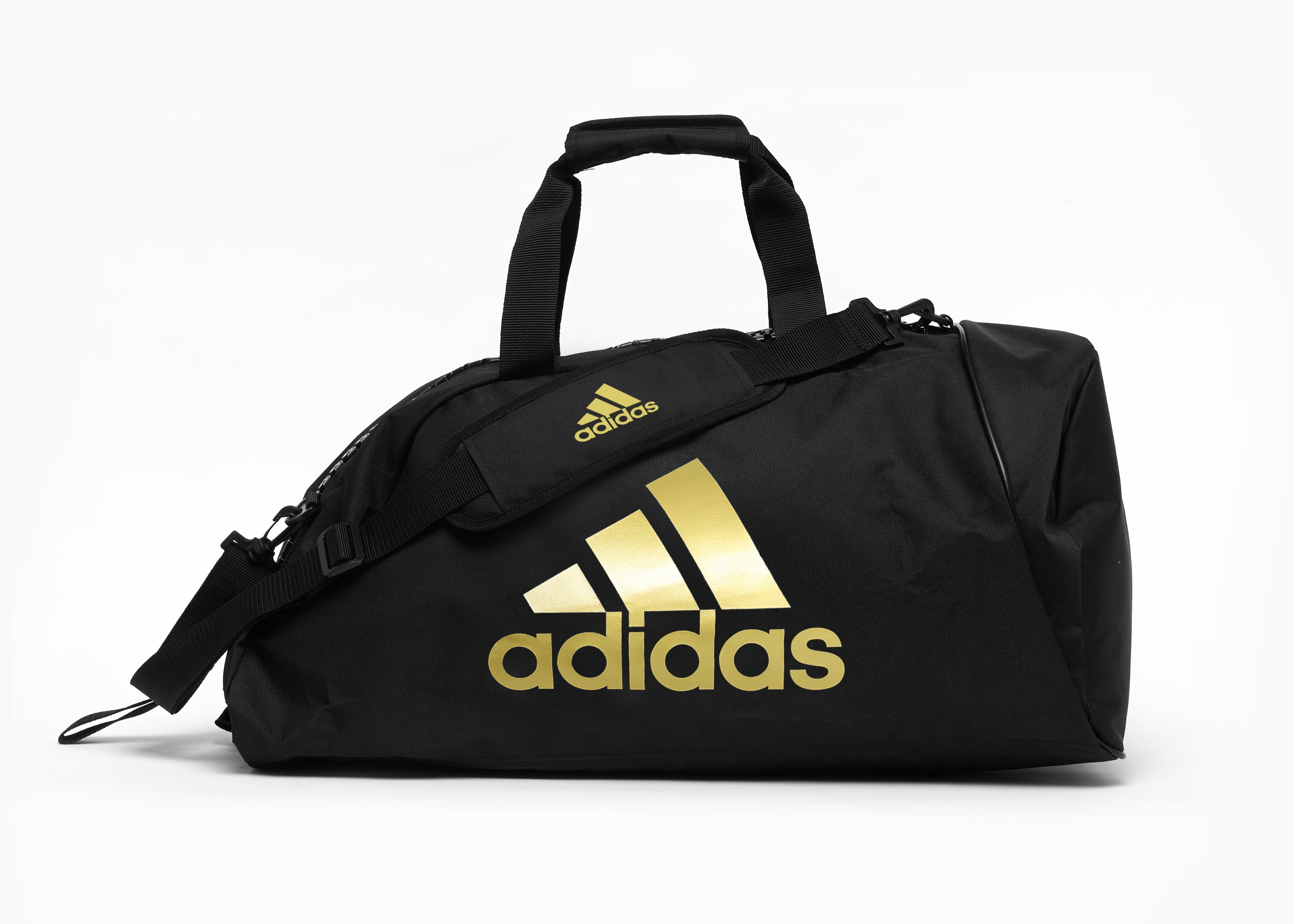 adidas 2in1 Bag Polyester COMBAT SPORTS black/gold S