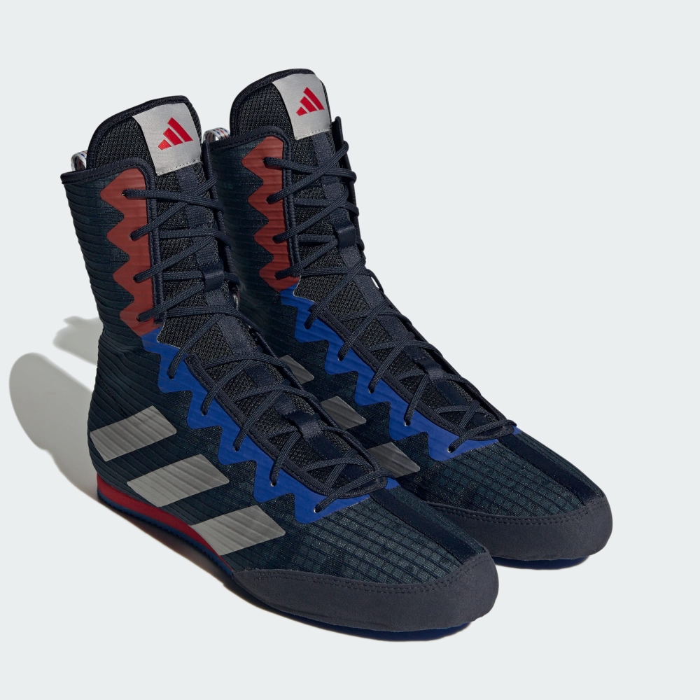 adidas Box Hog 4 black/blue/red 8