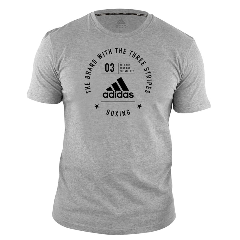adidas Community T-Shirt Boxing Grey/Black XS