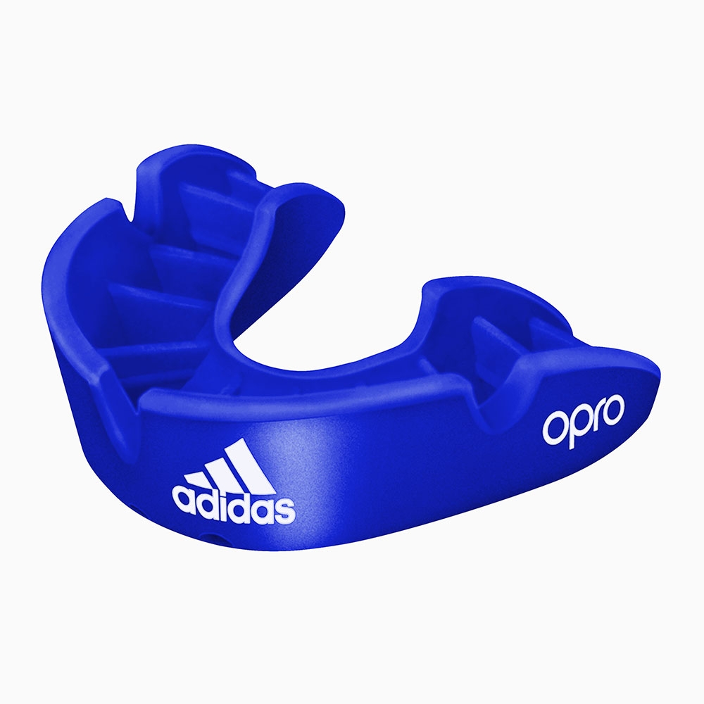 adidas Mundschutz OPRO Gen4 Bronze-Edition Blau  Junior