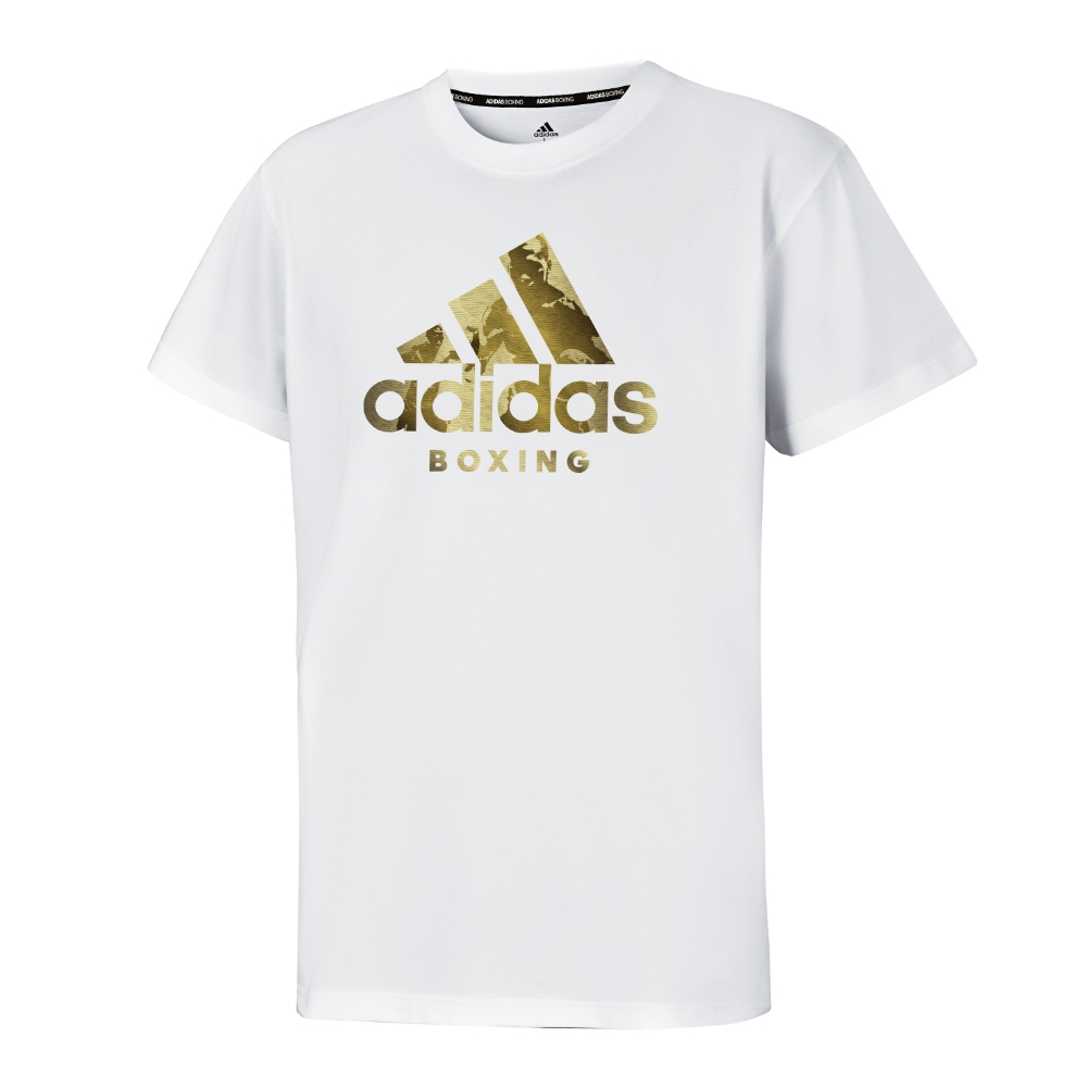 adidas Badge of Sport T-Shirt white/gold S