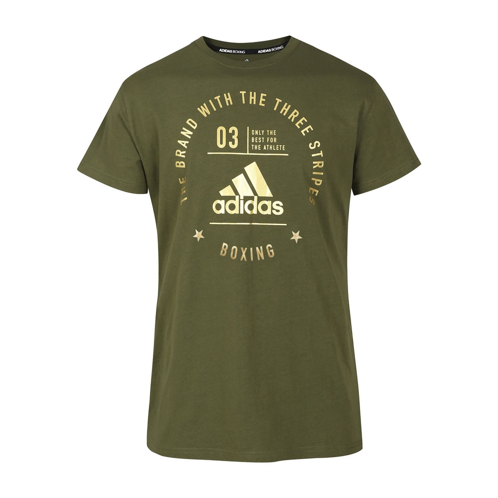 adidas Community T-Shirt BOXING green/gold XS